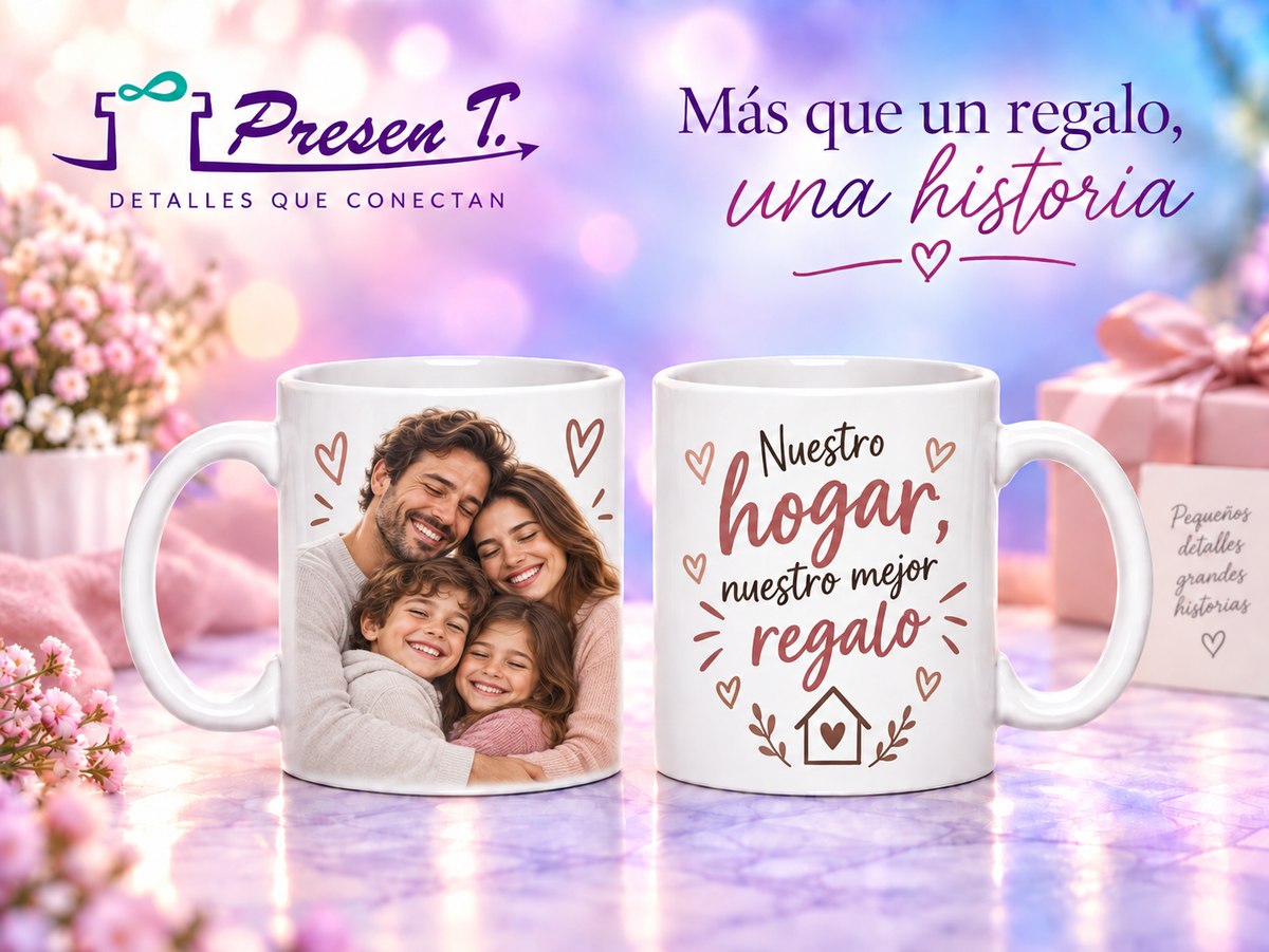 Taza personalizada blanca 11 oz — inspiración Familia